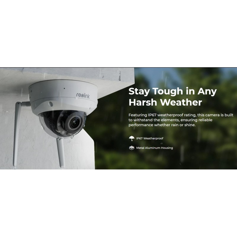 Buy Reolink WIFI Outdoor Camera Dome 8MP 5x Optical Zoom - RLC-843WA - WIFI Outd... in Cyprus, Nicosia, Limassol, Larnaka, Pafos