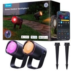 Buy Govee Outdoor Smart Garden Spotlights - H7093311 - IP67 RGBICWW 2pack in Cyprus, Nicosia, Limassol, Larnaka, Pafos