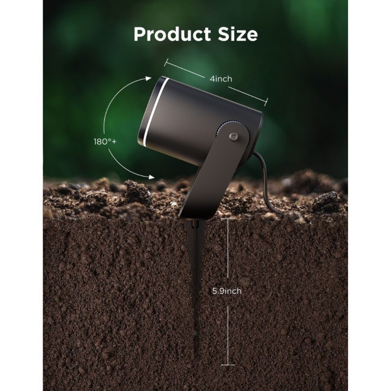 Buy Govee Outdoor Smart Garden Spotlights - H7093311 - IP67 RGBICWW 2pack in Cyprus, Nicosia, Limassol, Larnaka, Pafos