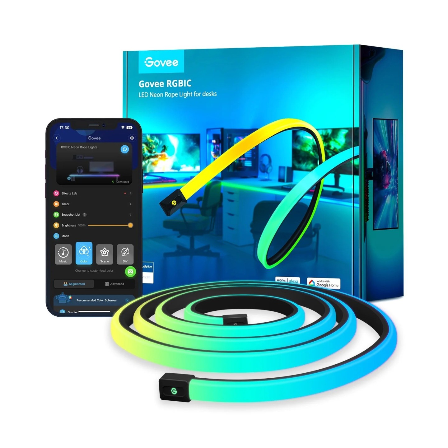 Govee Gaming Neon Table Light - H61C3 - 3m — Buy in Cyprus with Fast Delivery