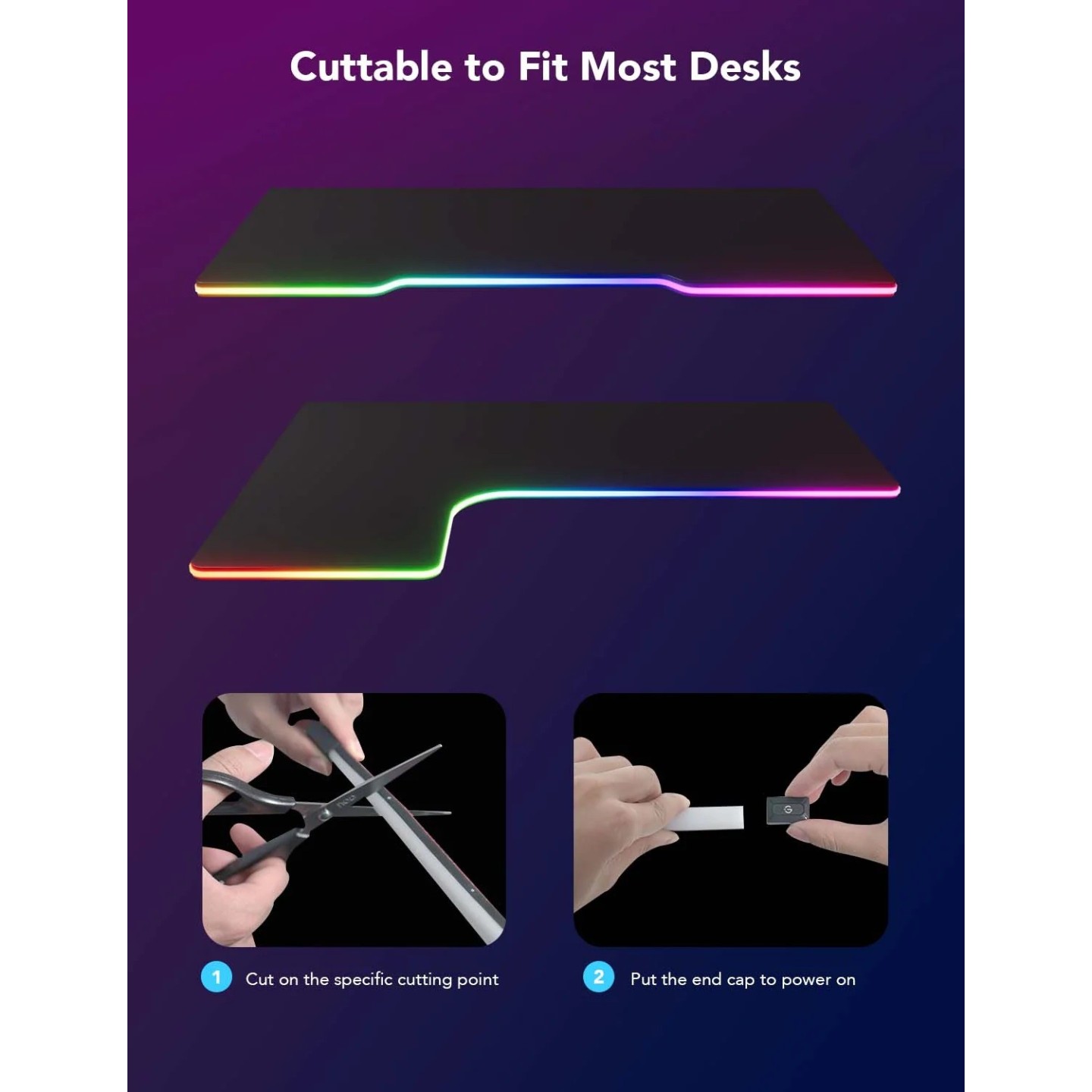 Govee Gaming Neon Table Light - H61C3 - 3m — Buy in Cyprus with Fast Delivery