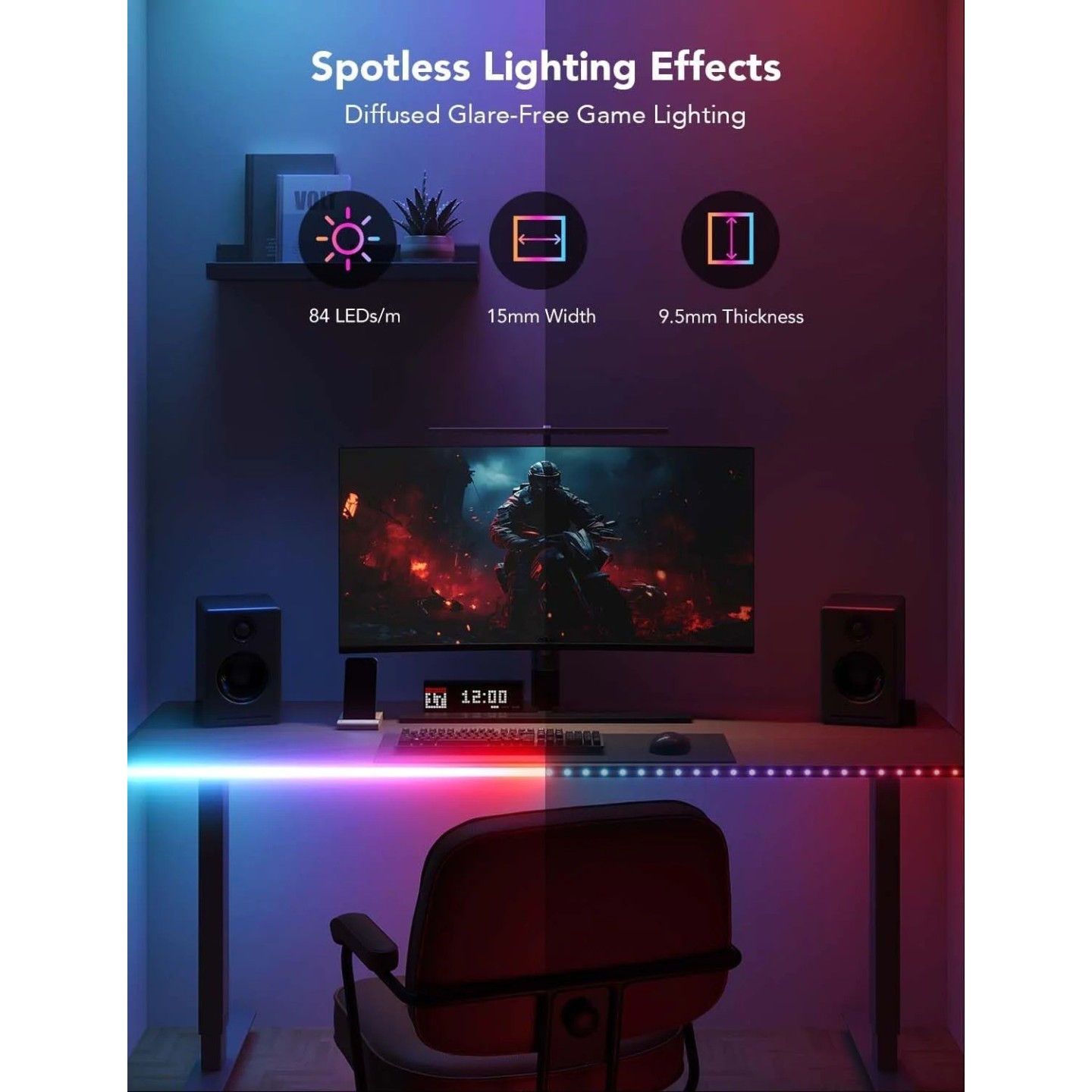 Govee Gaming Neon Table Light - H61C3 - 3m — Buy in Cyprus with Fast Delivery