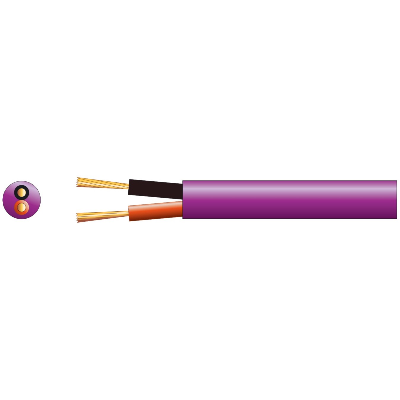 Mercury Double Insulated Speaker Cable LSZH 2x1.50mm 100m - 807.100UK - Double Insulated, LSZH, 2x1.50mm, 100m