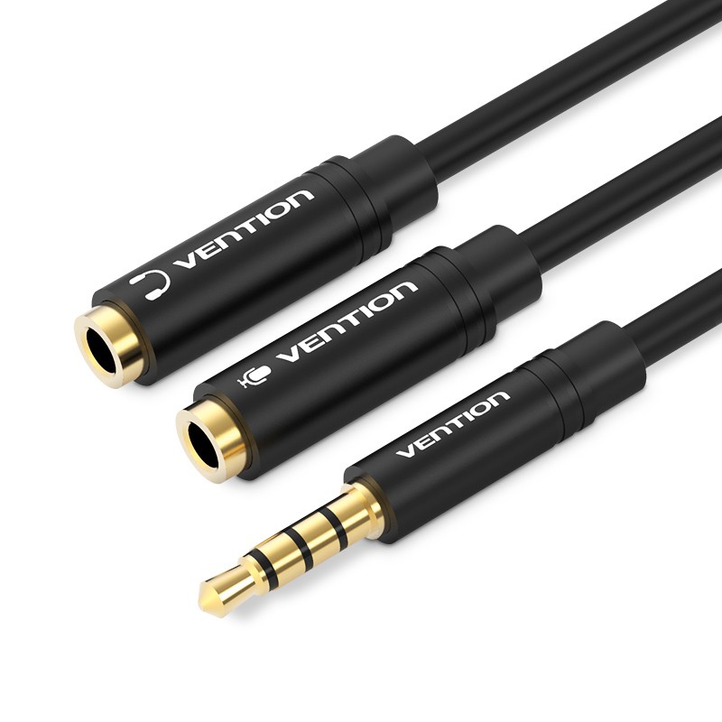 Buy Vention AUDIO - BBVBY - 3.5mm M to 2x3.5mm F Splitter Cable 0.3m in Cyprus, Nicosia, Limassol, Larnaka, Pafos