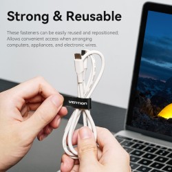 Buy Vention Cable Organiser Hook & Loop Cable Tie - KAOB0-10 - 180mm 10 Pcs in Cyprus, Nicosia, Limassol, Larnaka, Pafos