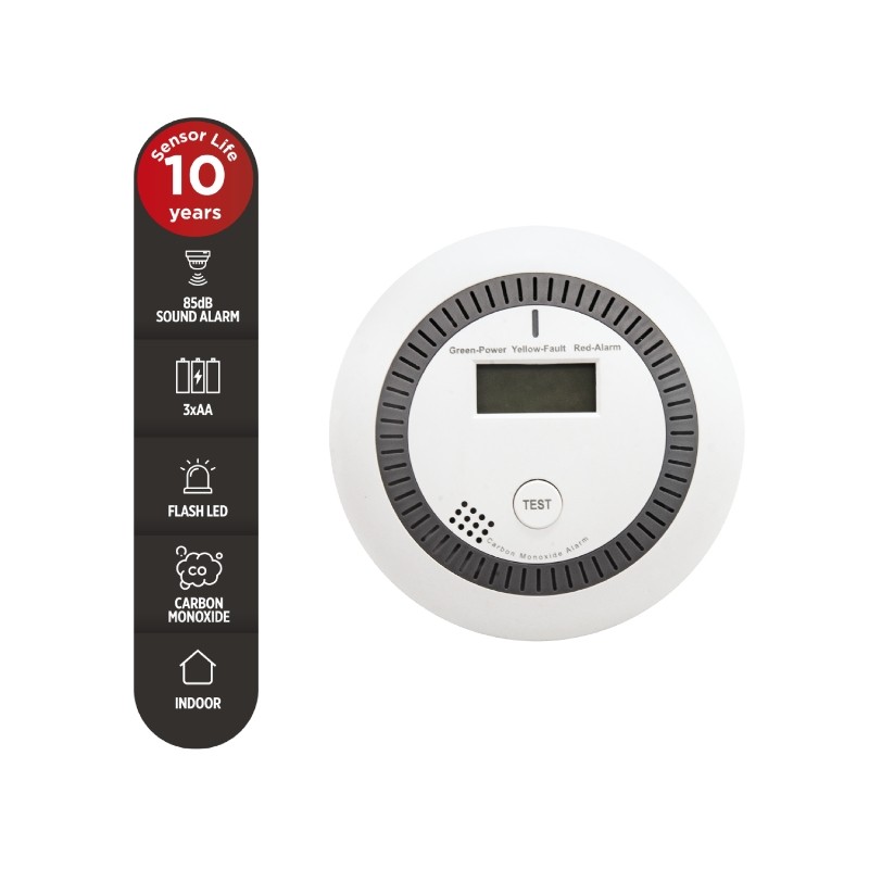 Buy GBC iSnatch Carbon Monoxide Detector - with Display in Cyprus, Nicosia, Limassol, Larnaka, Pafos