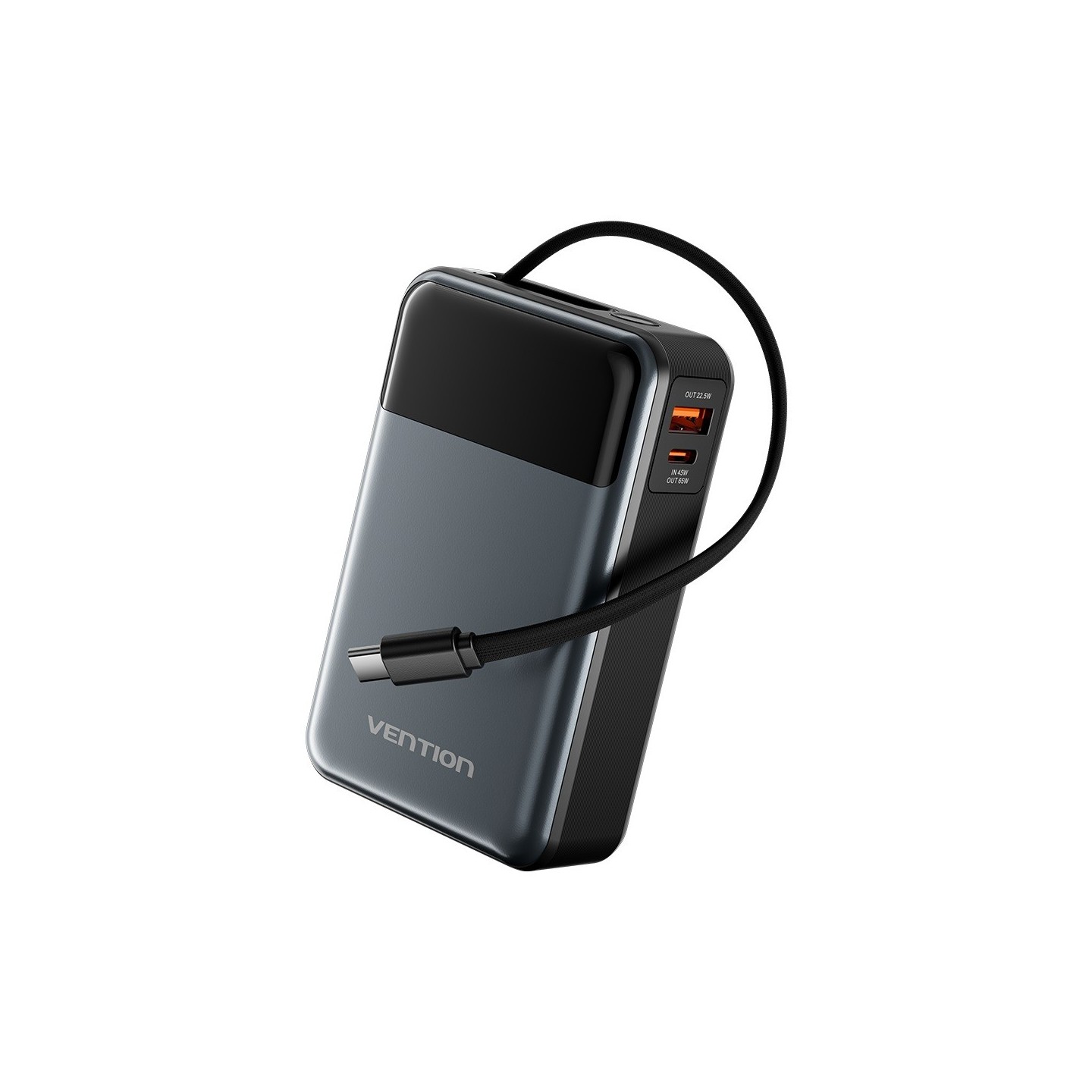 Vention Powerbank - FHYB0 - Powerbank 20000mAh 65W Built-in USB-C — Buy in Cyprus with Fast Delivery
