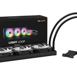 Buy Be Quiet! Light Loop 360mm AIO Liquid CPU Cooler - BW022 - Black, 3x120mm AR... in Cyprus, Nicosia, Limassol, Larnaka, Pafos