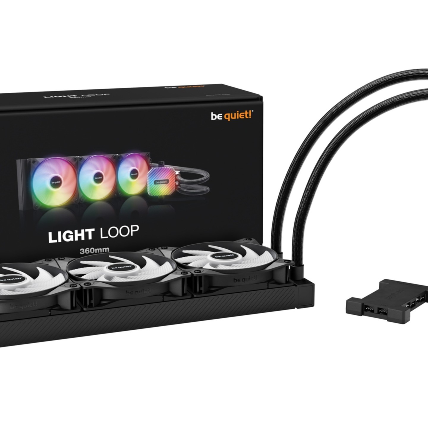 Be Quiet! Light Loop 360mm AIO CPU Cooler BW022 Black 3x120mm ARGB (Boxed) — Buy in Cyprus with Fast Delivery
