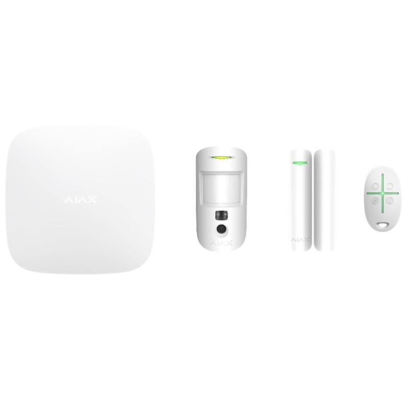 Buy AJAX TCP-IP GSM Alarm - Hub2 - White Starter Kit in Cyprus, Nicosia, Limassol, Larnaka, Pafos