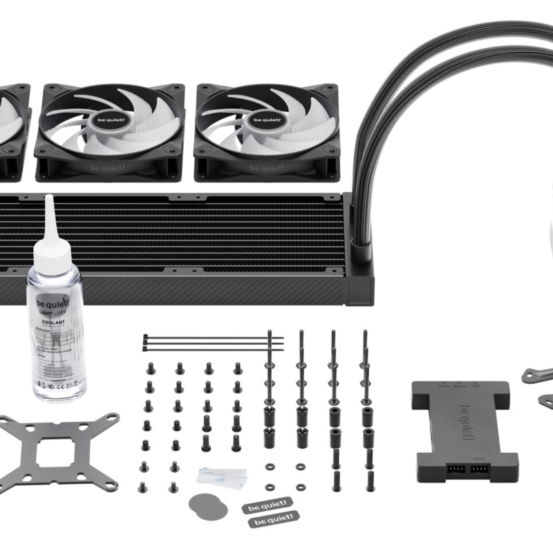 Buy Be Quiet! Light Loop 360mm AIO Liquid CPU Cooler - BW022 - Black, 3x120mm AR... in Cyprus, Nicosia, Limassol, Larnaka, Pafos