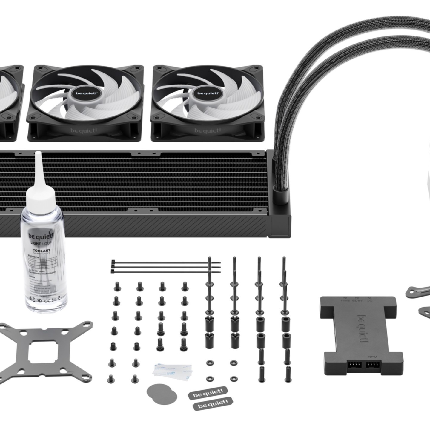 Be Quiet! Light Loop 360mm AIO CPU Cooler BW022 Black 3x120mm ARGB (Boxed) — Buy in Cyprus with Fast Delivery