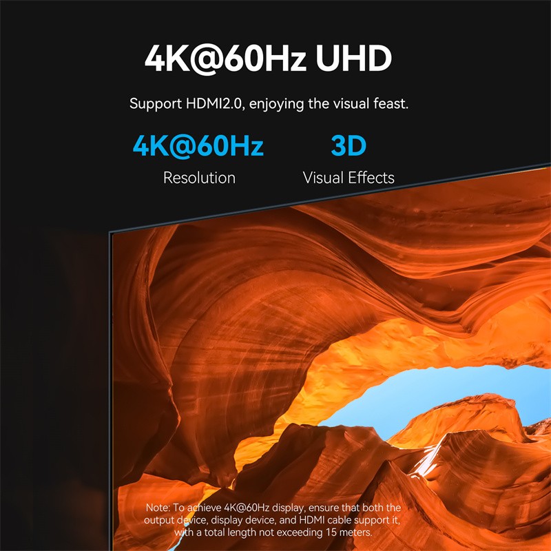 Buy Vention HDMI Repeater for Signal Amplification - AIWH0 - 4K60Hz in Cyprus, Nicosia, Limassol, Larnaka, Pafos