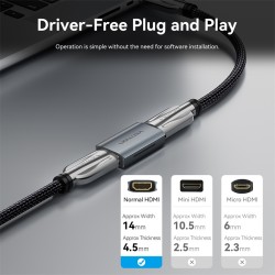 Buy Vention HDMI Repeater for Signal Amplification - AIWH0 - 4K60Hz in Cyprus, Nicosia, Limassol, Larnaka, Pafos