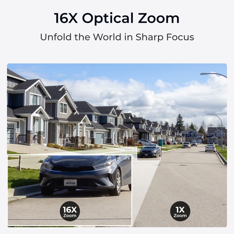 Buy Reolink POE IP PTZ Camera 8MP 16x Optical Zoom - RLC-823S2 - P850 in Cyprus, Nicosia, Limassol, Larnaka, Pafos