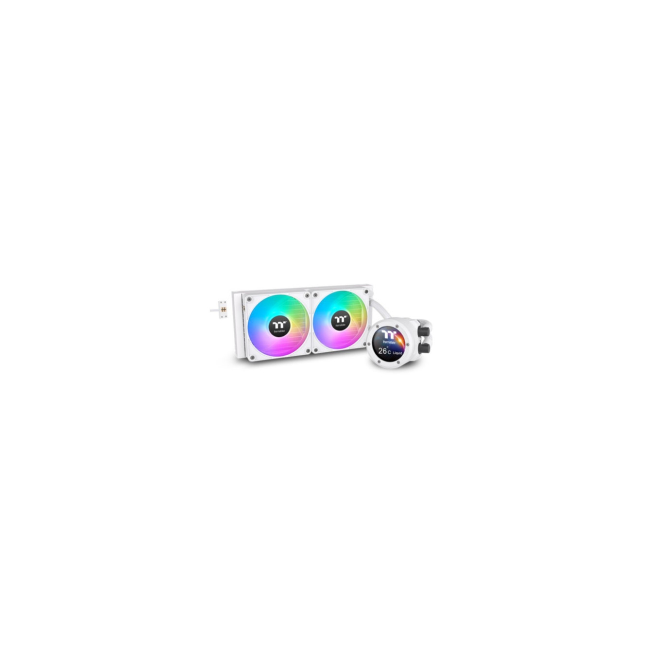 Thermaltake TH240 V2 Ultra EX ARGB AIO Liquid Cooler - 240mm, Snow White, TFT-LCD Pump — Buy in Cyprus with Fast Delivery