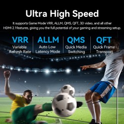 Buy Vention HDMI Cable 2.1 8K60Hz Braided Ultra Thin 2.0m - ALOGH - HDMI Cable 2... in Cyprus, Nicosia, Limassol, Larnaka, Pafos