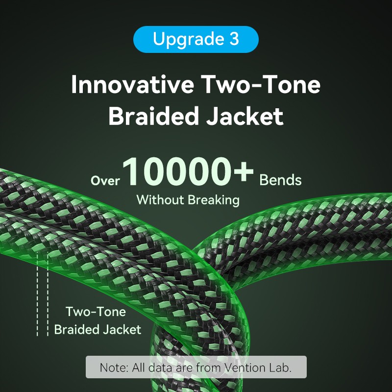 Buy Vention HDMI Cable 2.1 8K60Hz Braided Ultra Thin 2.0m - ALOGH - HDMI Cable 2... in Cyprus, Nicosia, Limassol, Larnaka, Pafos