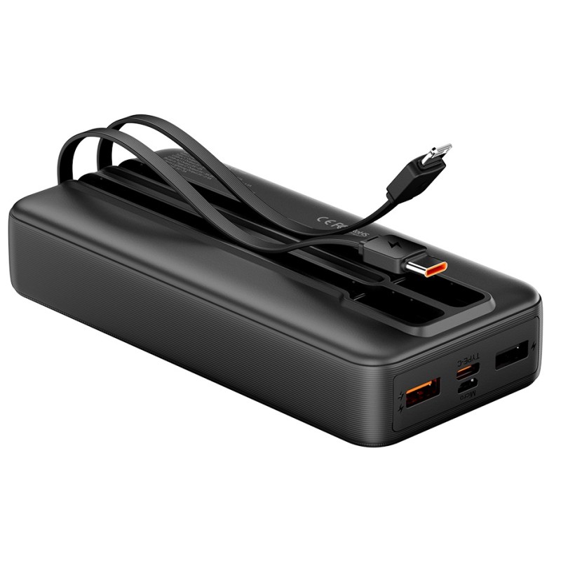 Buy Vention Powerbank - FHPB0 - 20000mAh 22.5W Built-in USBC+Lighting Black in Cyprus, Nicosia, Limassol, Larnaka, Pafos