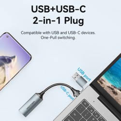 Buy Vention Converter USB-C to HDMI Video Capture Card - ACWHA - USB-C to HDMI V... in Cyprus, Nicosia, Limassol, Larnaka, Pafos