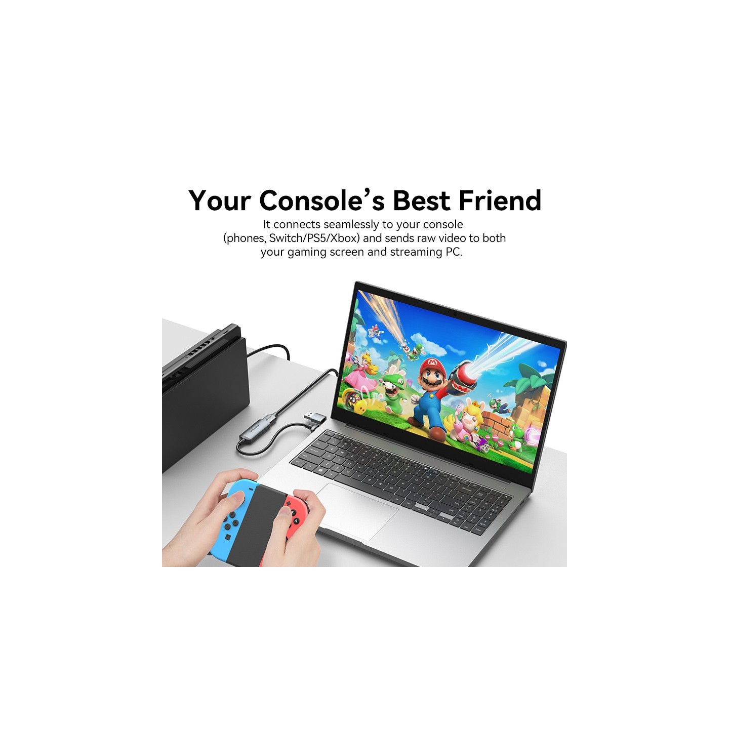 Vention Converter USB-C to HDMI Video Capture Card - ACWHA - USB-C to HDMI Video Capture Card