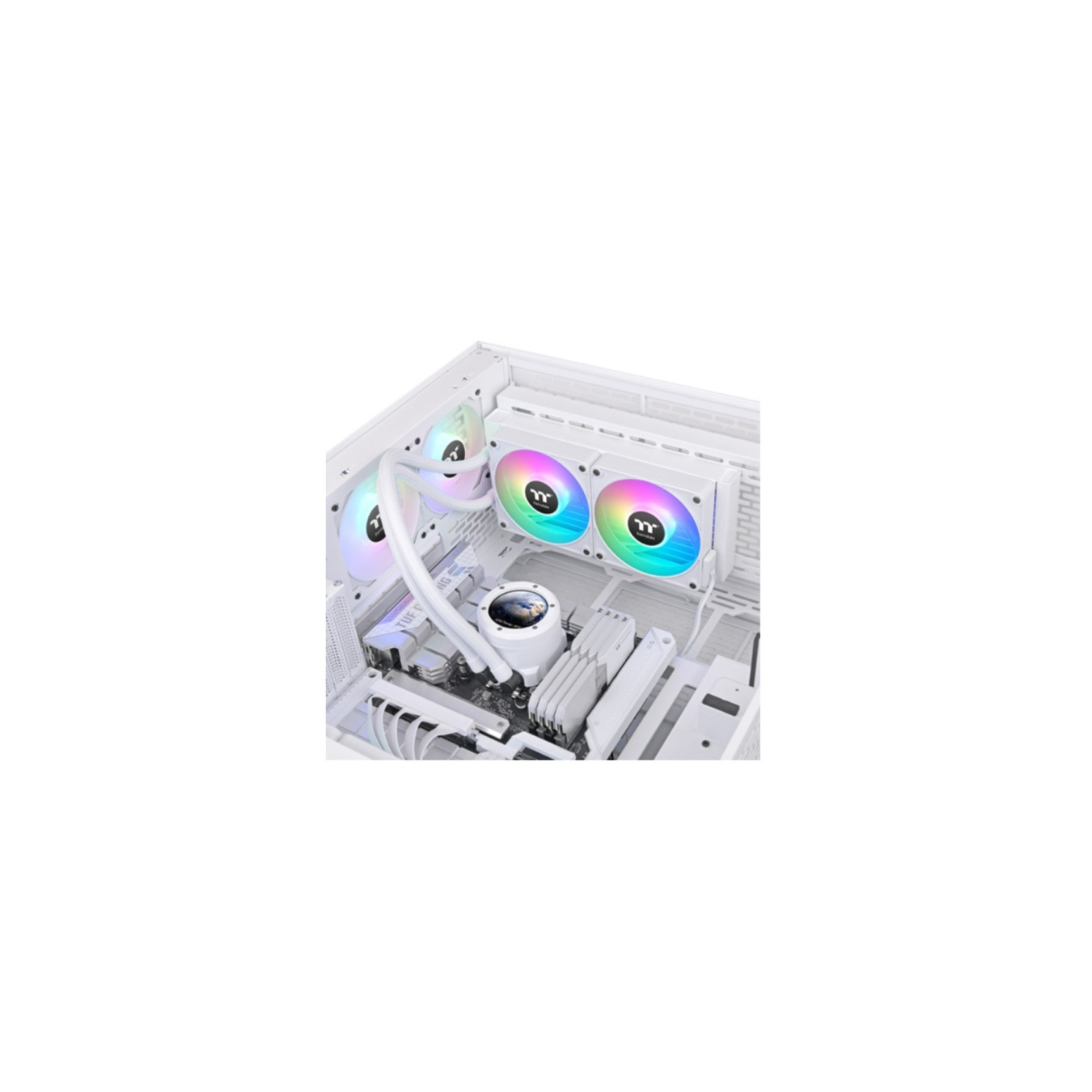 Thermaltake TH240 V2 Ultra EX ARGB AIO Liquid Cooler - 240mm, Snow White, TFT-LCD Pump — Buy in Cyprus with Fast Delivery