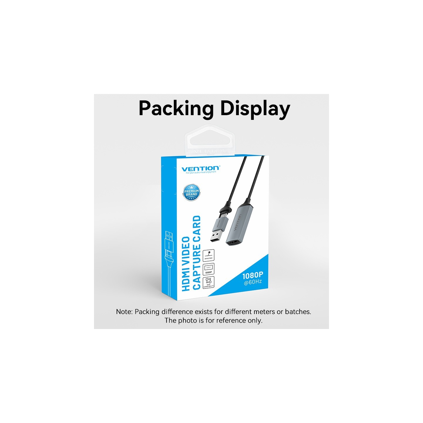 Vention Converter USB-C to HDMI Video Capture Card - ACWHA - USB-C to HDMI Video Capture Card