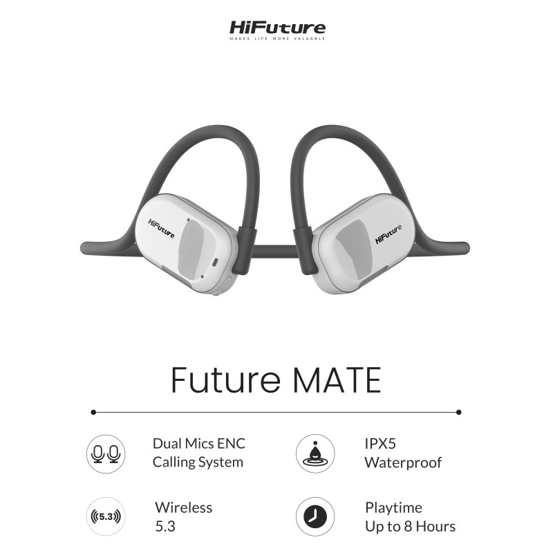 Buy HiFuture Headphones - FutureMate Black, Open Ear in Cyprus, Nicosia, Limassol, Larnaka, Pafos