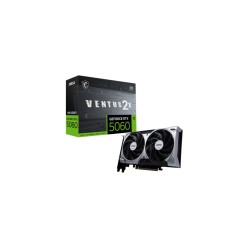 Buy MSI GeForce RTX 5060 Ventus 2X OC - 8GB GDDR7, 2527 MHz Boost, Silver, Dual-Fan in Cyprus, Nicosia, Limassol, Larnaka, Pafos