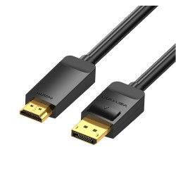 Buy Vention DisplayPort Cable to HDMI - 4K30Hz 3.0m HAGBI in Cyprus, Nicosia, Limassol, Larnaka, Pafos