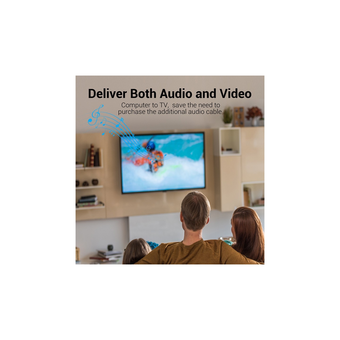 Vention DisplayPort Cable to HDMI - 4K30Hz 3.0m HAGBI — Buy in Cyprus with Fast Delivery