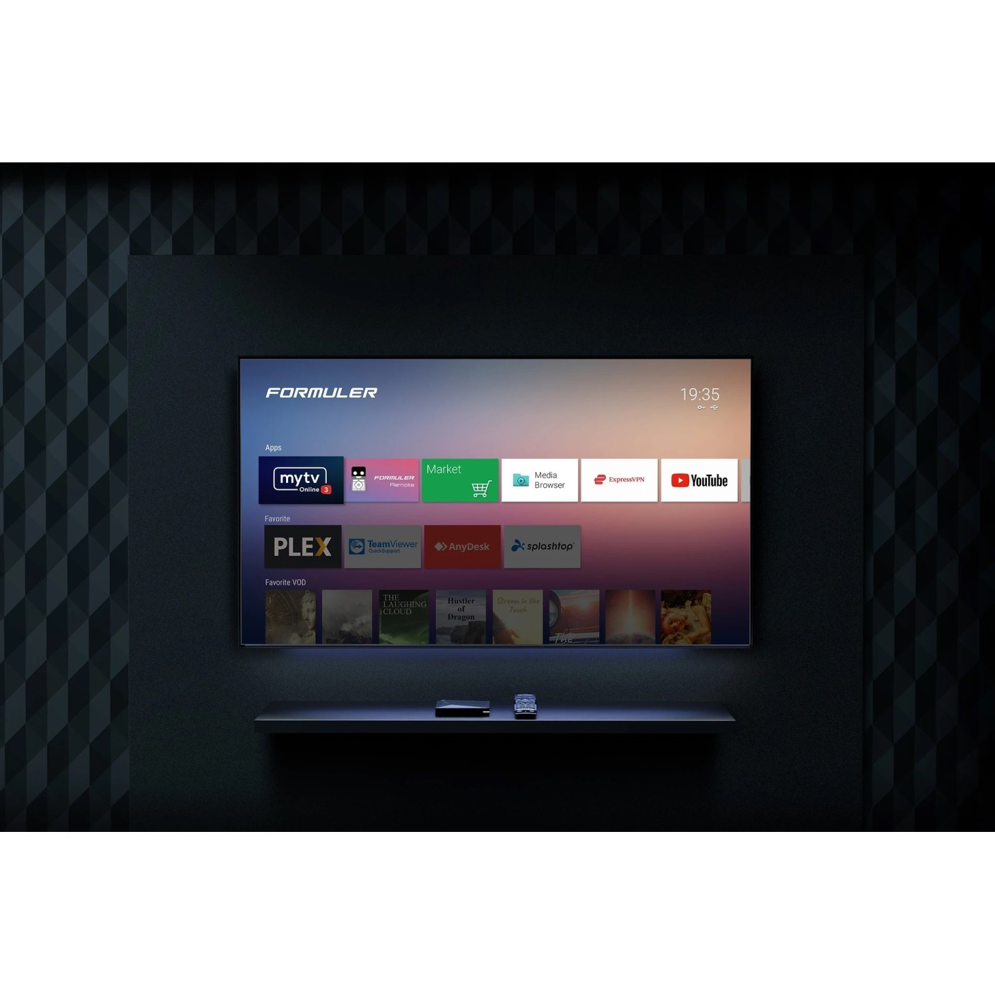 Formuler TV Box - Z11 Pro Max - BT Android 11 TV Box 4K 4G 32GB with BT Voice Remote Control