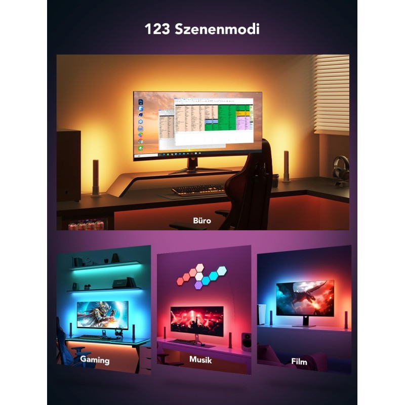 Buy Govee Monitor Back Light Strip & 2x Light Bars Gaming Set - H6608 - Monitor ... in Cyprus, Nicosia, Limassol, Larnaka, Pafos