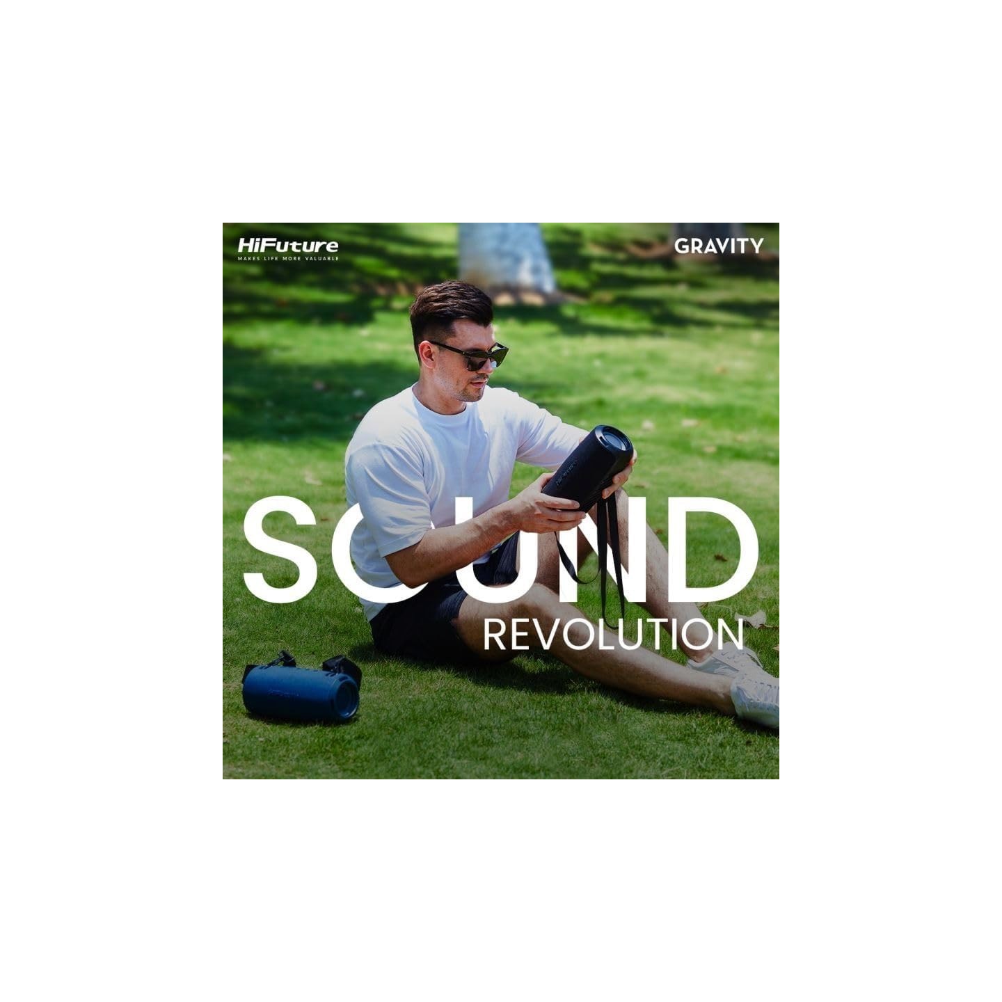 HiFuture Portable BT Speaker - GRAVITY IPX7 45W Blue — Buy in Cyprus with Fast Delivery