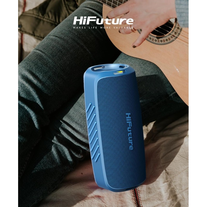 Buy HiFuture Portable BT Speaker - GRAVITY IPX7 45W Blue in Cyprus, Nicosia, Limassol, Larnaka, Pafos