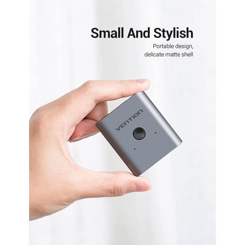 Buy Vention HDMI Switch - AFUH0 - 2-Port 4K 2.0 Bi-Directional Metal in Cyprus, Nicosia, Limassol, Larnaka, Pafos