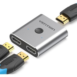 Buy Vention HDMI Switch - AFUH0 - 2-Port 4K 2.0 Bi-Directional Metal in Cyprus, Nicosia, Limassol, Larnaka, Pafos