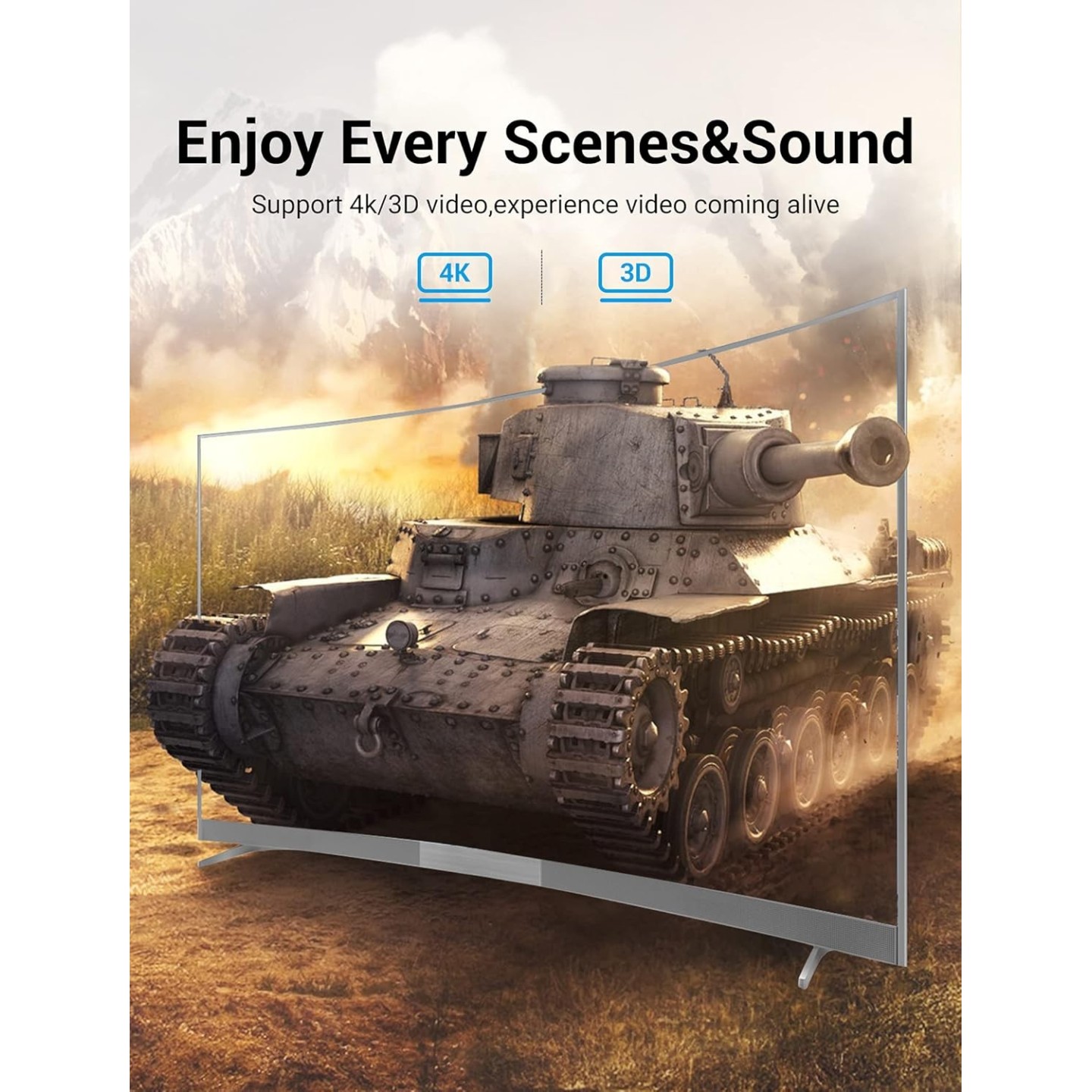 Vention HDMI Switch - AFUH0 - 2-Port 4K 2.0 Bi-Directional Metal — Buy in Cyprus with Fast Delivery