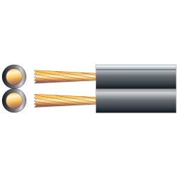 Buy Mercury Cu CCA Speaker Cable - 801.699UK - 2.5mm Black 100m in Cyprus, Nicosia, Limassol, Larnaka, Pafos