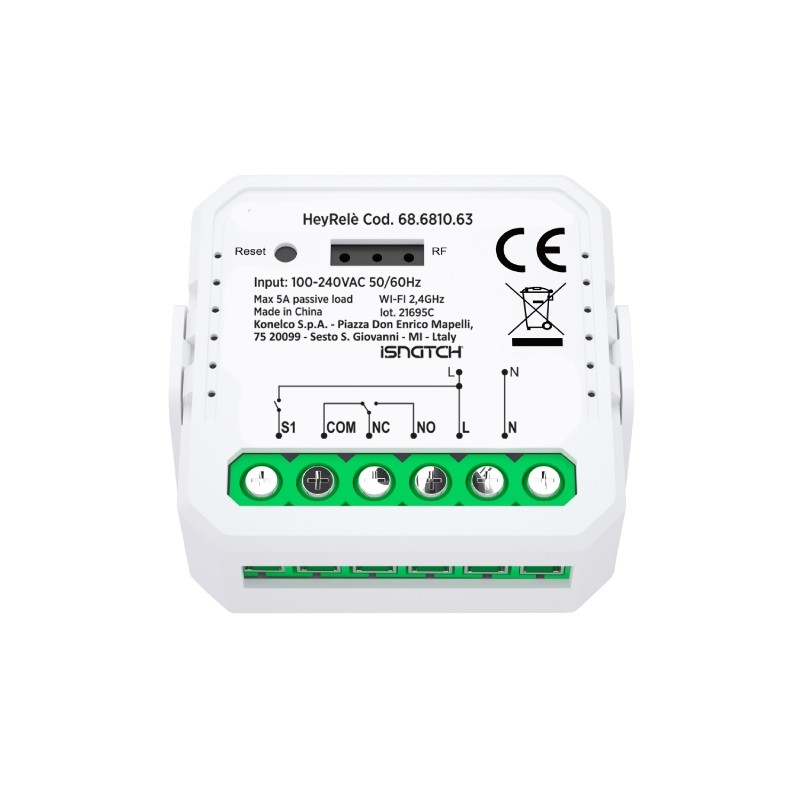 Buy GBC HeyRele Dry Contact Smart WiFi Module - Dry Contact, Smart WiFi in Cyprus, Nicosia, Limassol, Larnaka, Pafos