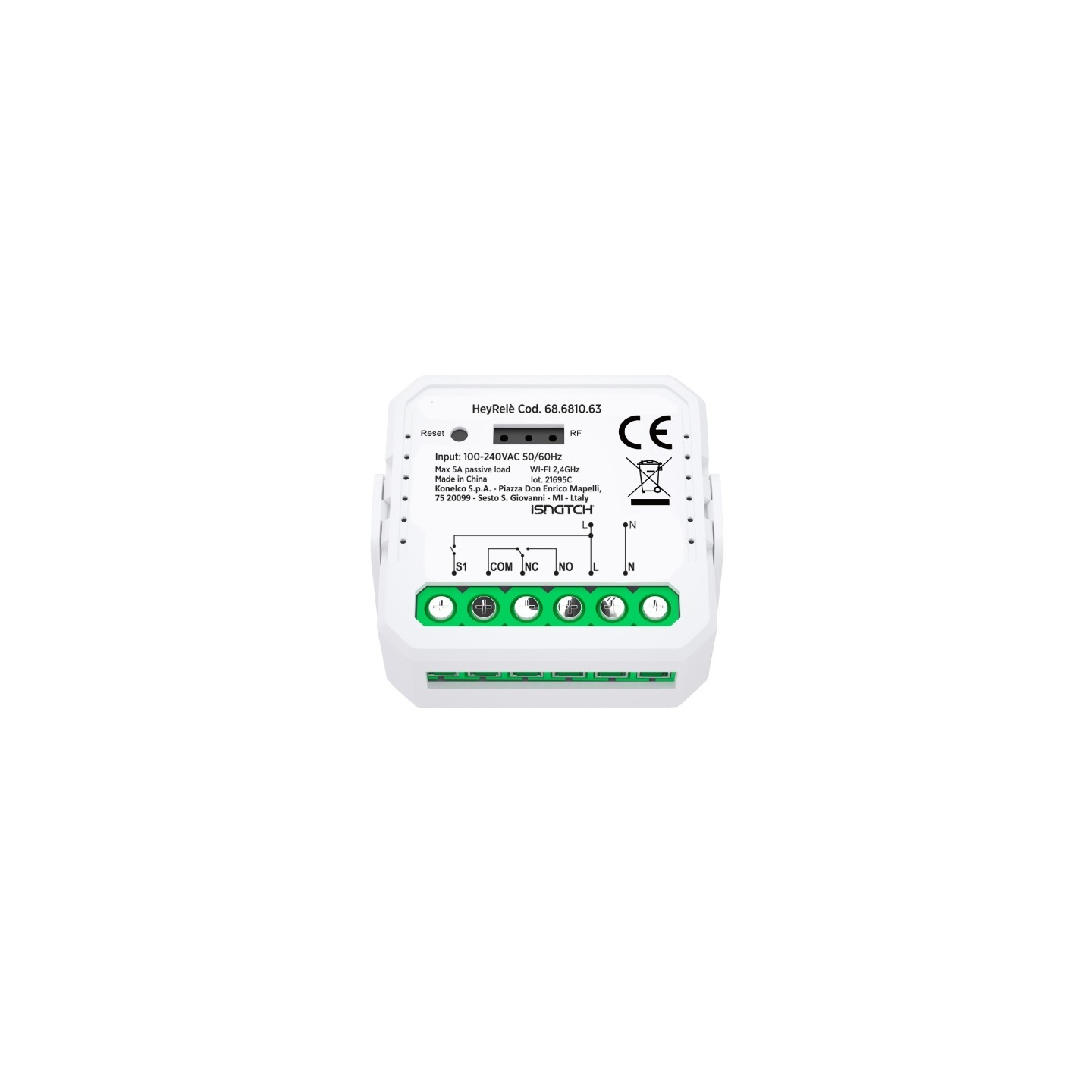 GBC HeyRele Dry Contact Smart WiFi Module - Dry Contact, Smart WiFi — Buy in Cyprus with Fast Delivery