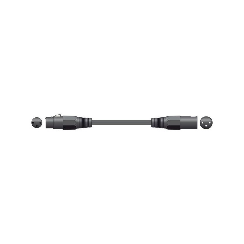 Buy Chord Classic - 190.101UK - XLR M-F 6.0m Black in Cyprus, Nicosia, Limassol, Larnaka, Pafos
