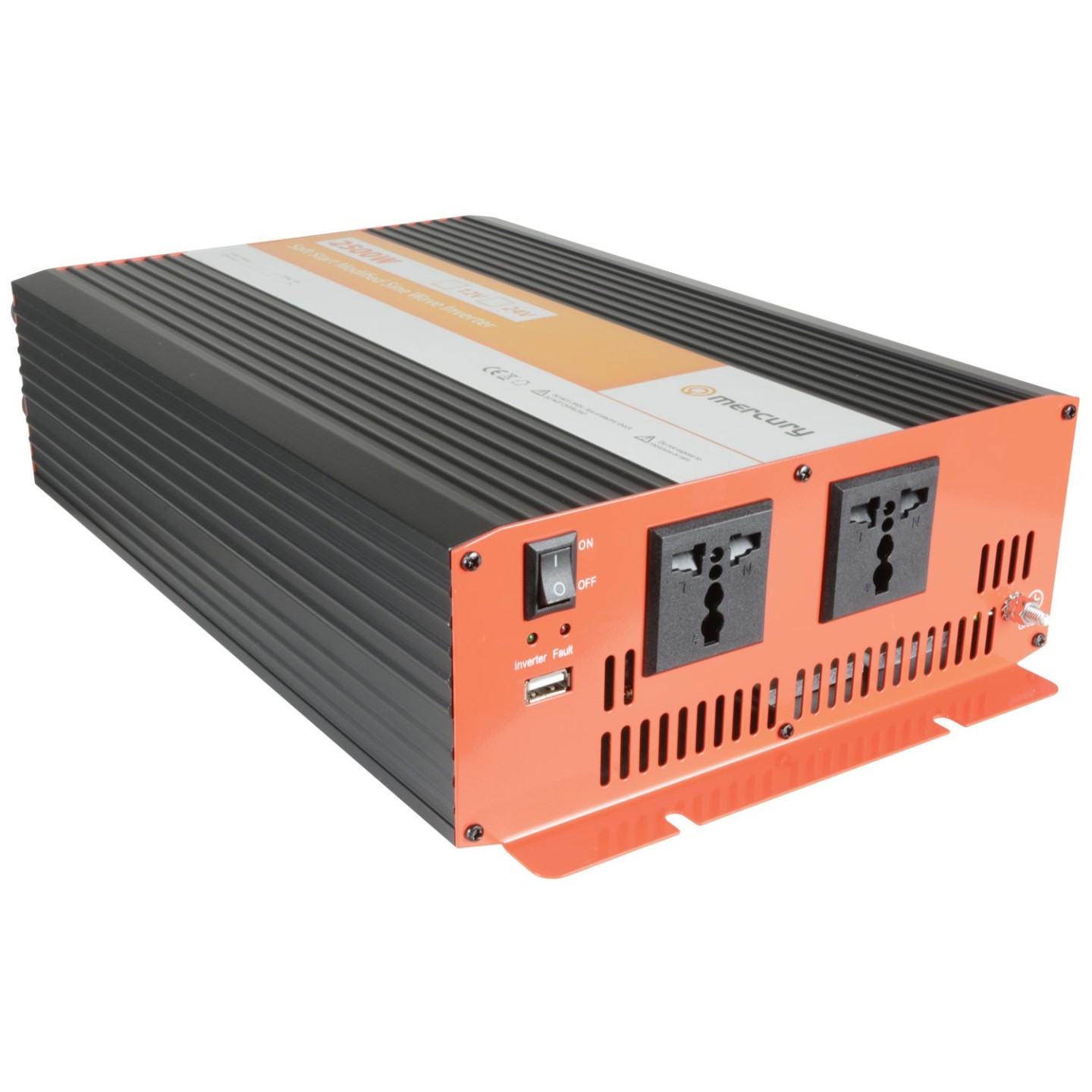 Mercury Inverter - 652.102UK - Pure Sine Wave 12VDC 600W USB — Buy in Cyprus with Fast Delivery