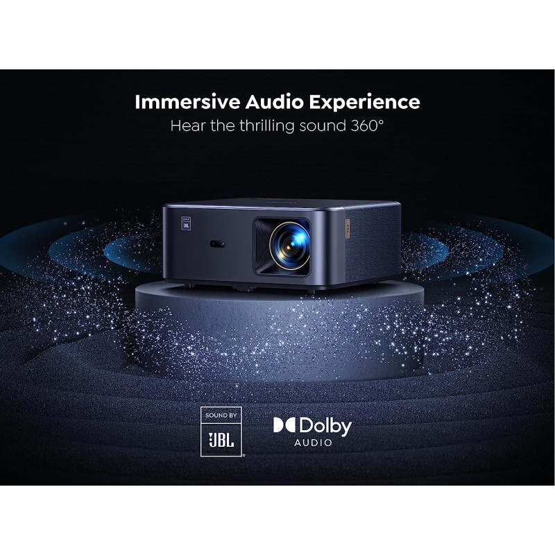 Buy Yaber Projector - K2s - Full HD LED Projector WiFi6 BT NFC JBL Alexa 800 Ansi in Cyprus, Nicosia, Limassol, Larnaka, Pafos