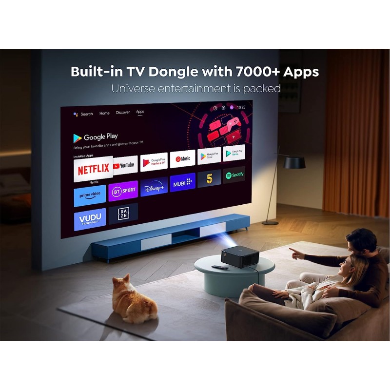 Buy Yaber Projector - K2s - Full HD LED Projector WiFi6 BT NFC JBL Alexa 800 Ansi in Cyprus, Nicosia, Limassol, Larnaka, Pafos