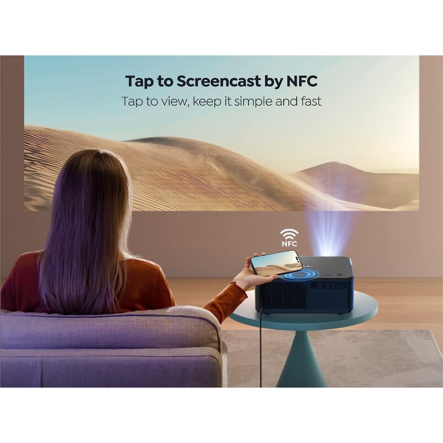Yaber Projector - K2s - Full HD LED Projector WiFi6 BT NFC JBL Alexa 800 Ansi — Buy in Cyprus with Fast Delivery