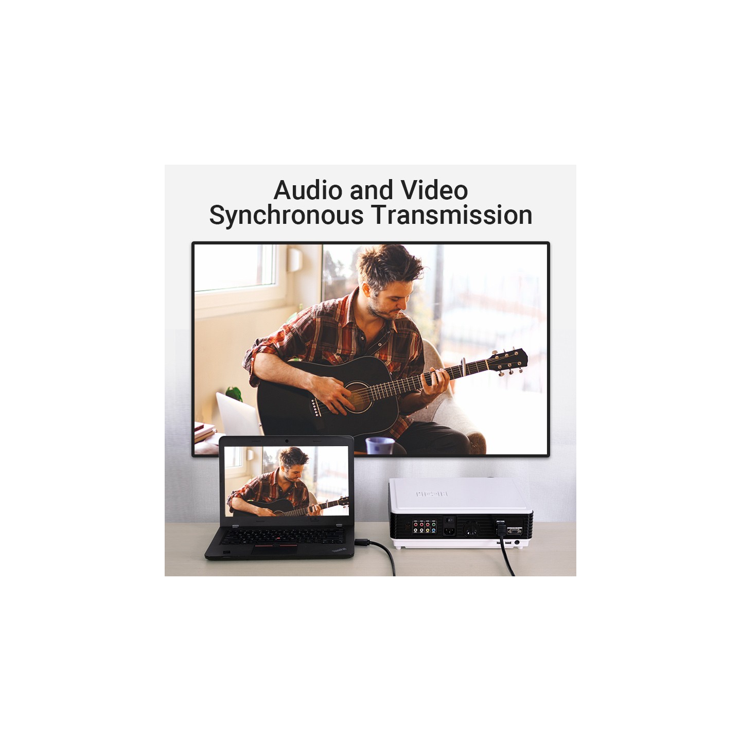 Vention HDMI Cable - AARBH - Right Angle 90 Degrees 2.0m — Buy in Cyprus with Fast Delivery