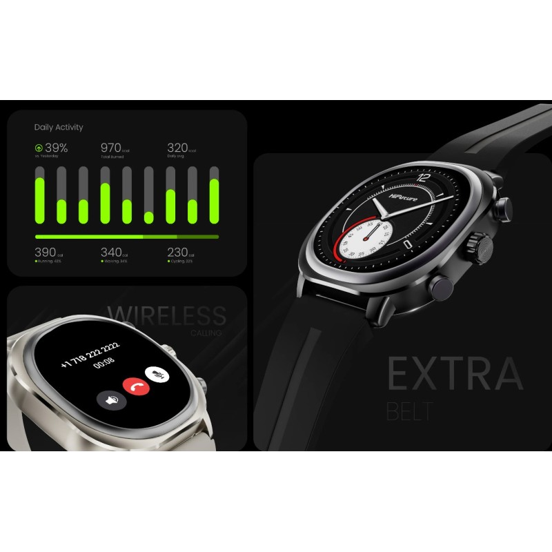 Buy HiFuture Lifestyle SmartWatch - AIX Lite - Silver Grey in Cyprus, Nicosia, Limassol, Larnaka, Pafos