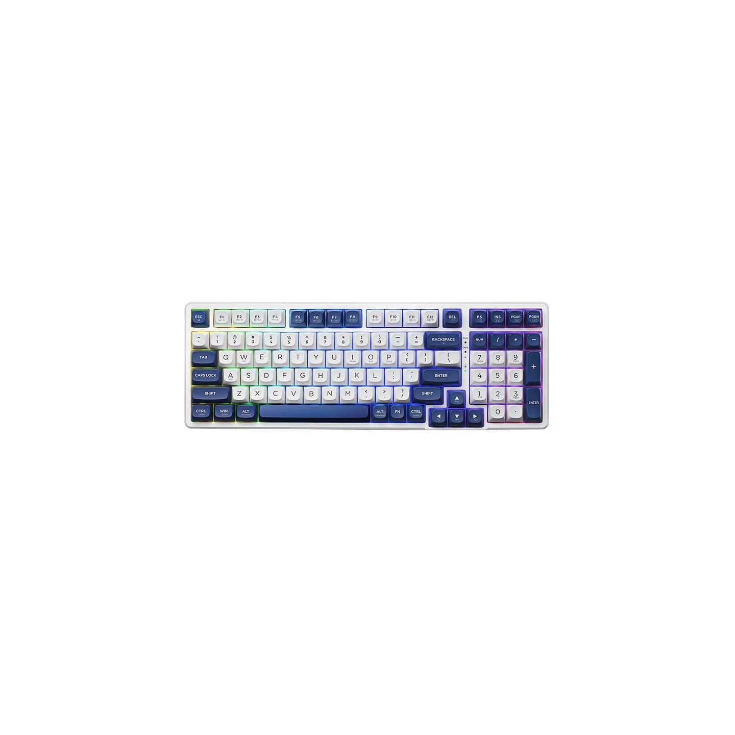 Thunderobot GASKET K98 Mechanical Keyboard - Tri-Mode 99-Key HiFi Linear White-Blue (Boxed) — Buy in Cyprus with Fast Delivery