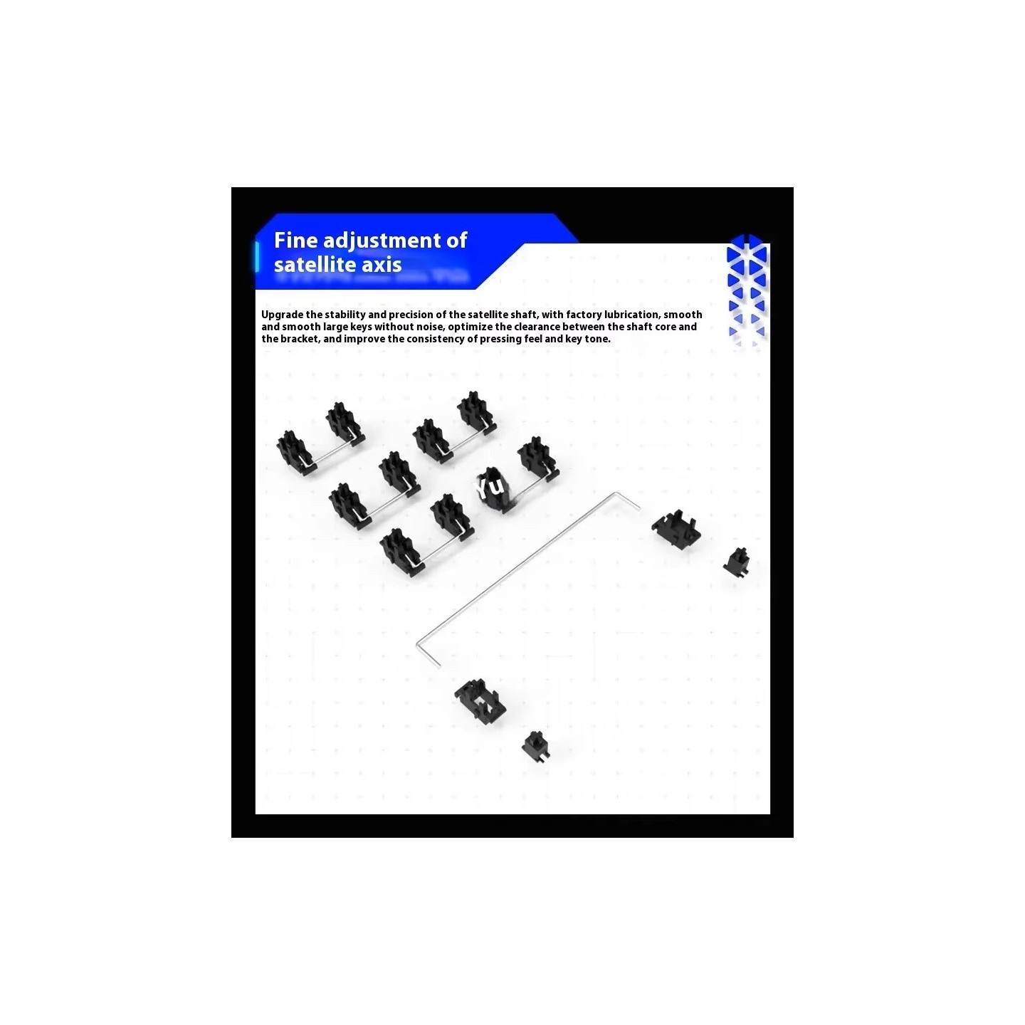 Thunderobot GASKET K98 Mechanical Keyboard - Tri-Mode 99-Key HiFi Linear White-Blue (Boxed) — Buy in Cyprus with Fast Delivery